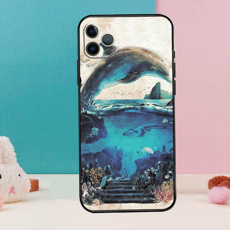 Dolphin Phone Case For iPhone 17 Air 16 15 14 13 11 12 Pro Max 12 13 mini 15 16 Plus 16e Cover Coque iPhone 16 Pro
Dolphin Phone Case For iPhone 17 Air 16 15 14 13 11 12 Pro Max 12 13 mini 15 16 Plus 16e Cover Coque iPhone 16 Pro