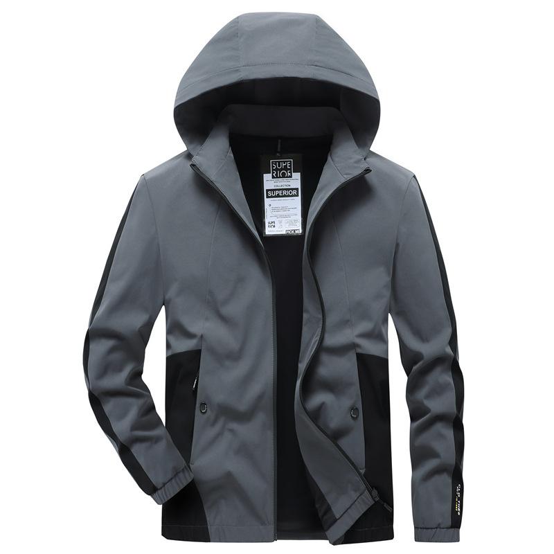 Куртка мужская с капюшоном, контрастного цвета, осенне-зимняя, мужская, в корейском стиле, приталенная, молодежная, универсальная, для улицы, повседневная, универсальный топ-куртка 5XL серый
Куртка мужская с капюшоном, контрастного цвета, осенне-зимняя, мужская, в корейском стиле, приталенная, молодежная, универсальная, для улицы, повседневная, универсальный топ-куртка 5XL серый