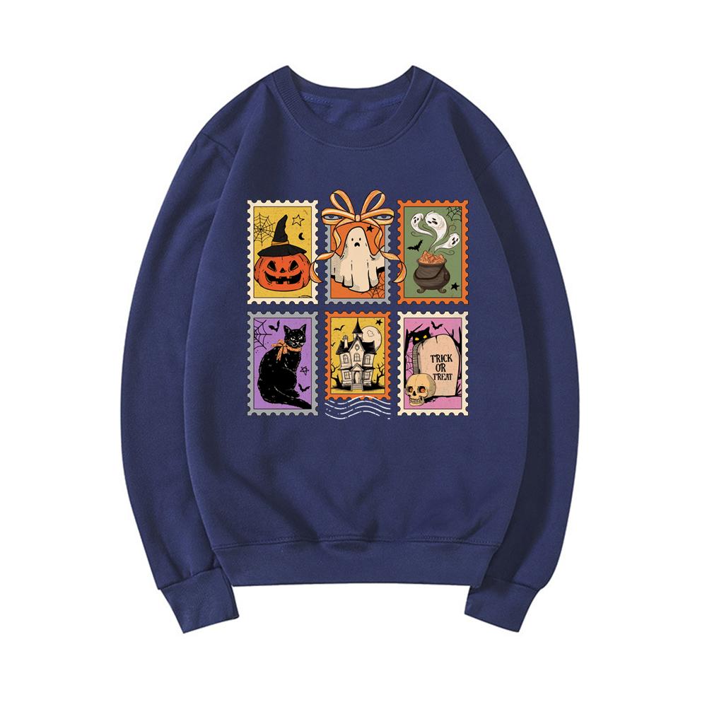 Retro Halloween Cat Ghost Sweatshirt Spooky Season Hoodie Unisex Casual Sweatshirts Pumpkin Halloween Pullover Streetwear Tops S темно-синього кольору
Retro Halloween Cat Ghost Sweatshirt Spooky Season Hoodie Unisex Casual Sweatshirts Pumpkin Halloween Pullover Streetwear Tops S темно-синього кольору