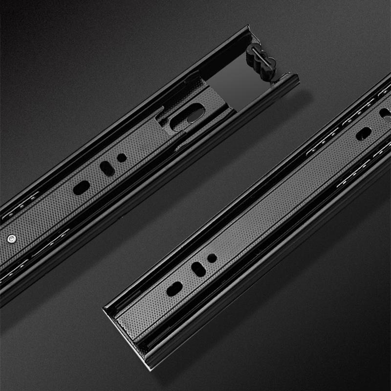 Drawer Rail Black Cold Rolling Steel 3-Way Drawers Slide Three Section Slides 8 to 22 Inch 3 Way Sliding Tracks Furniture Rails 8 inch
Drawer Rail Black Cold Rolling Steel 3-Way Drawers Slide Three Section Slides 8 to 22 Inch 3 Way Sliding Tracks Furniture Rails 8 inch