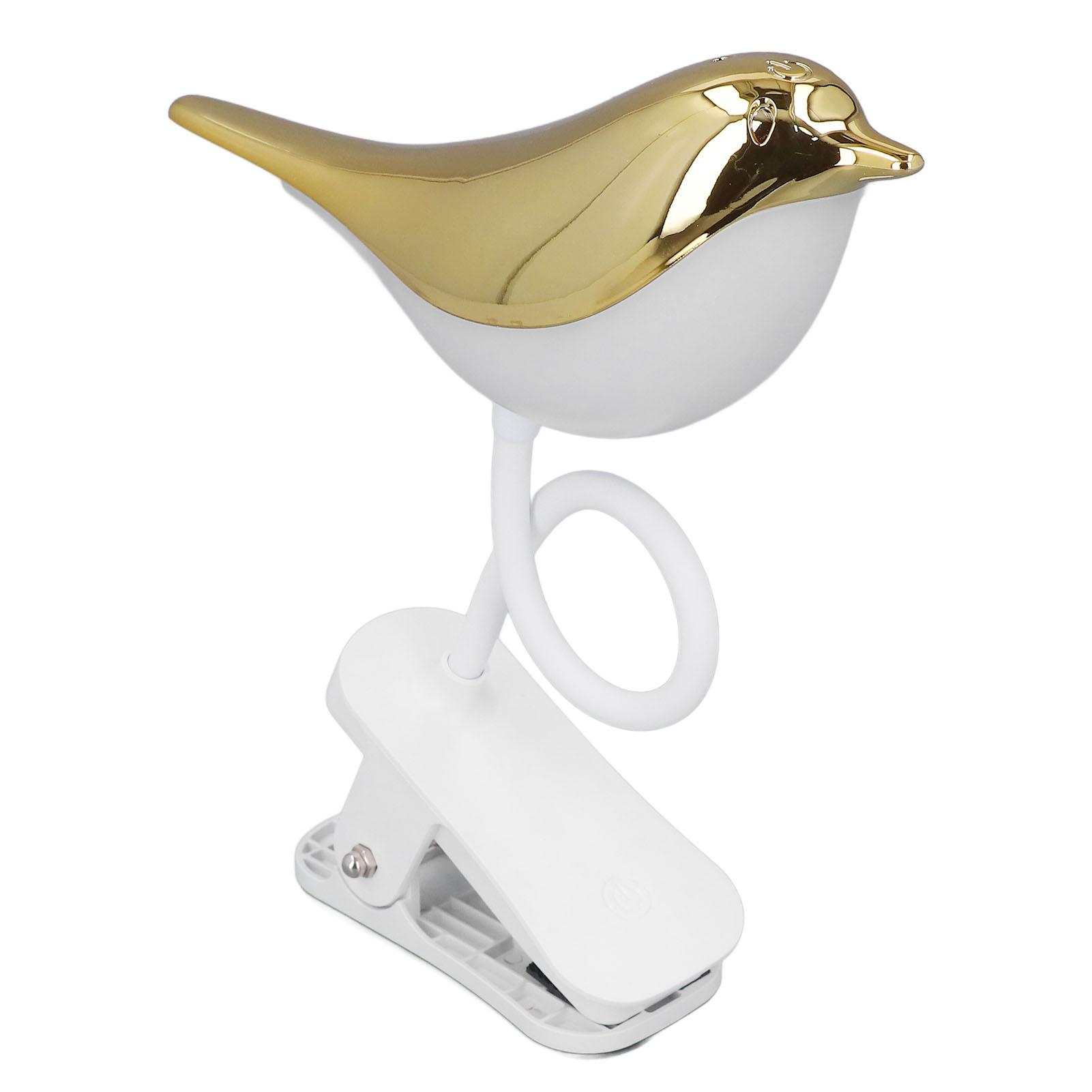 Bird Reading Table Lamp Touch Control Stepless Dimmable USB Rechargeable Desk Clip On Lamp Bird Night Light for Kids
Bird Reading Table Lamp Touch Control Stepless Dimmable USB Rechargeable Desk Clip On Lamp Bird Night Light for Kids