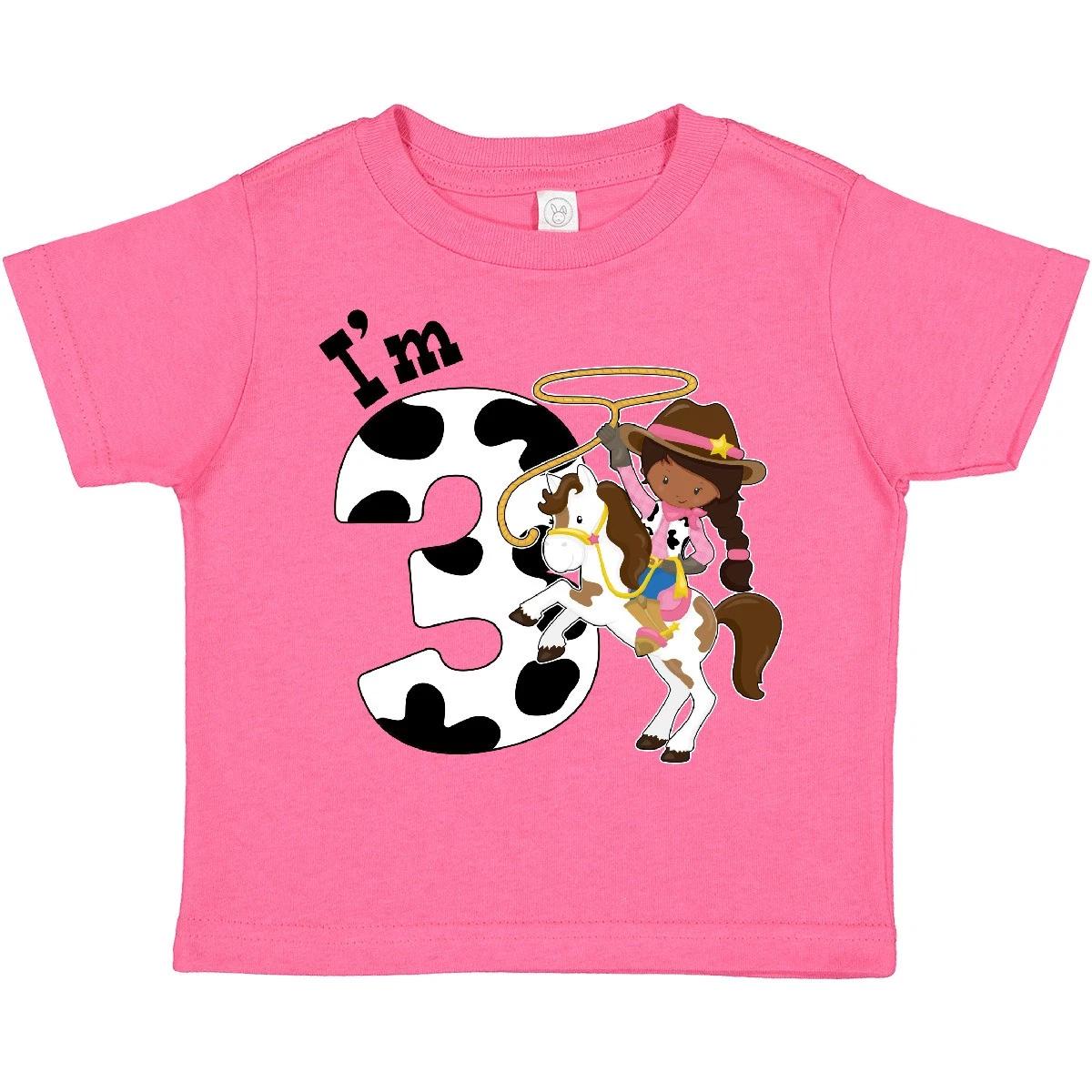 Inktastic I m Three-cowgirl Riding Horse Birthday Toddler kids boys T-Shirt Birthdays 3rd 130
Inktastic I m Three-cowgirl Riding Horse Birthday Toddler kids boys T-Shirt Birthdays 3rd 130
