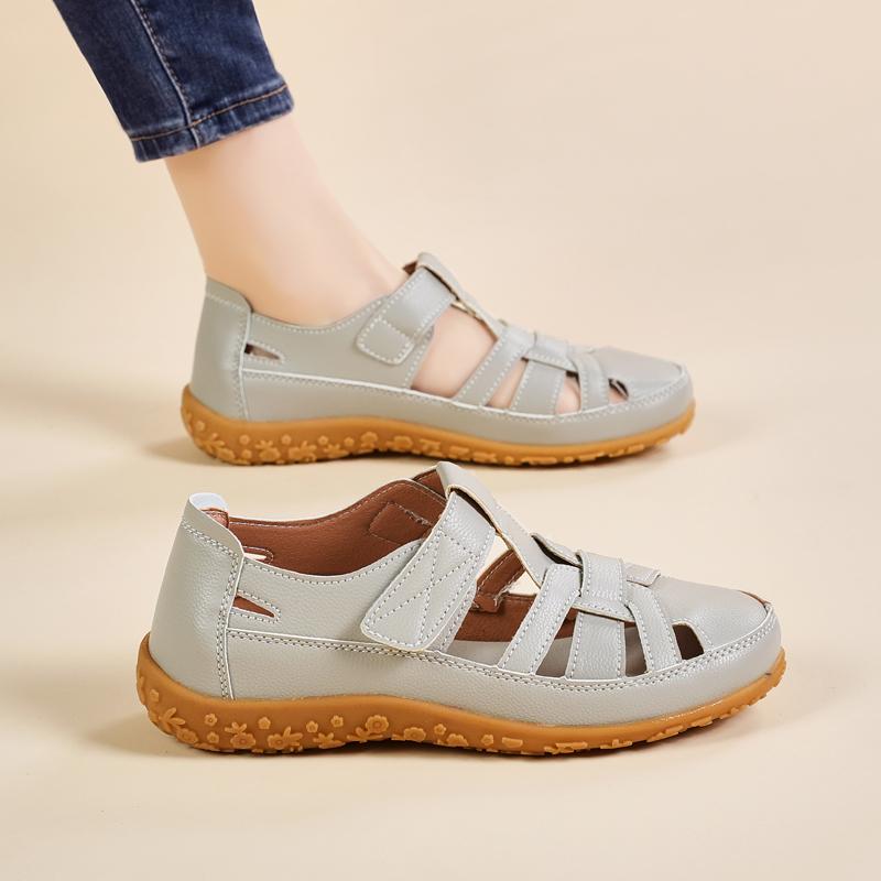 35-44 Летние женские кожаные сандалии Большие размеры Туфли с отверстиями Повседневная женская обувь Плоские туфли Мамские сандалии 44 серый
35-44 Летние женские кожаные сандалии Большие размеры Туфли с отверстиями Повседневная женская обувь Плоские туфли Мамские сандалии 44 серый