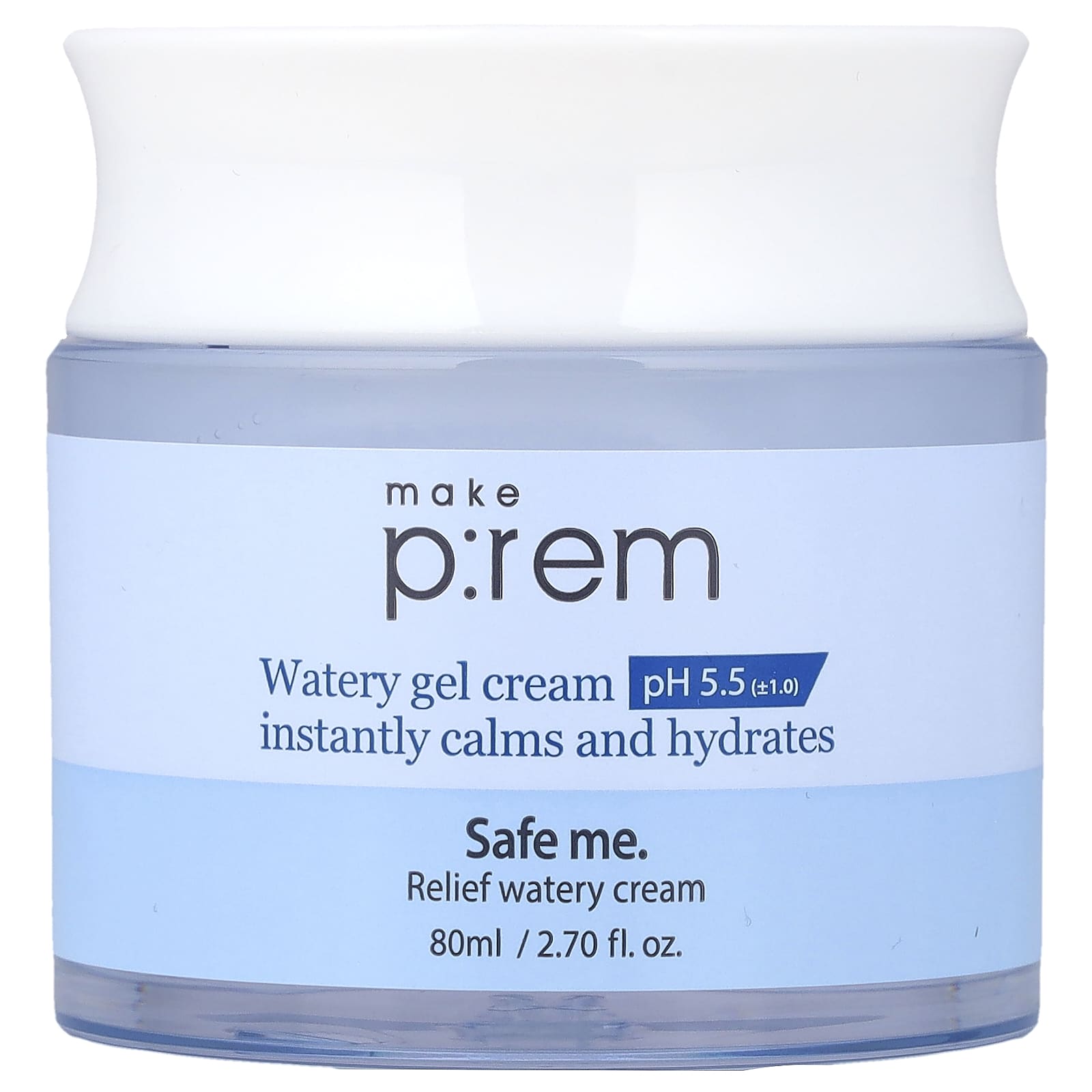 make p:rem, Safe Me. Easing Moisture Cream, 80ml (2.7 fl oz)
make p:rem, Safe Me. Easing Moisture Cream, 80ml (2.7 fl oz)