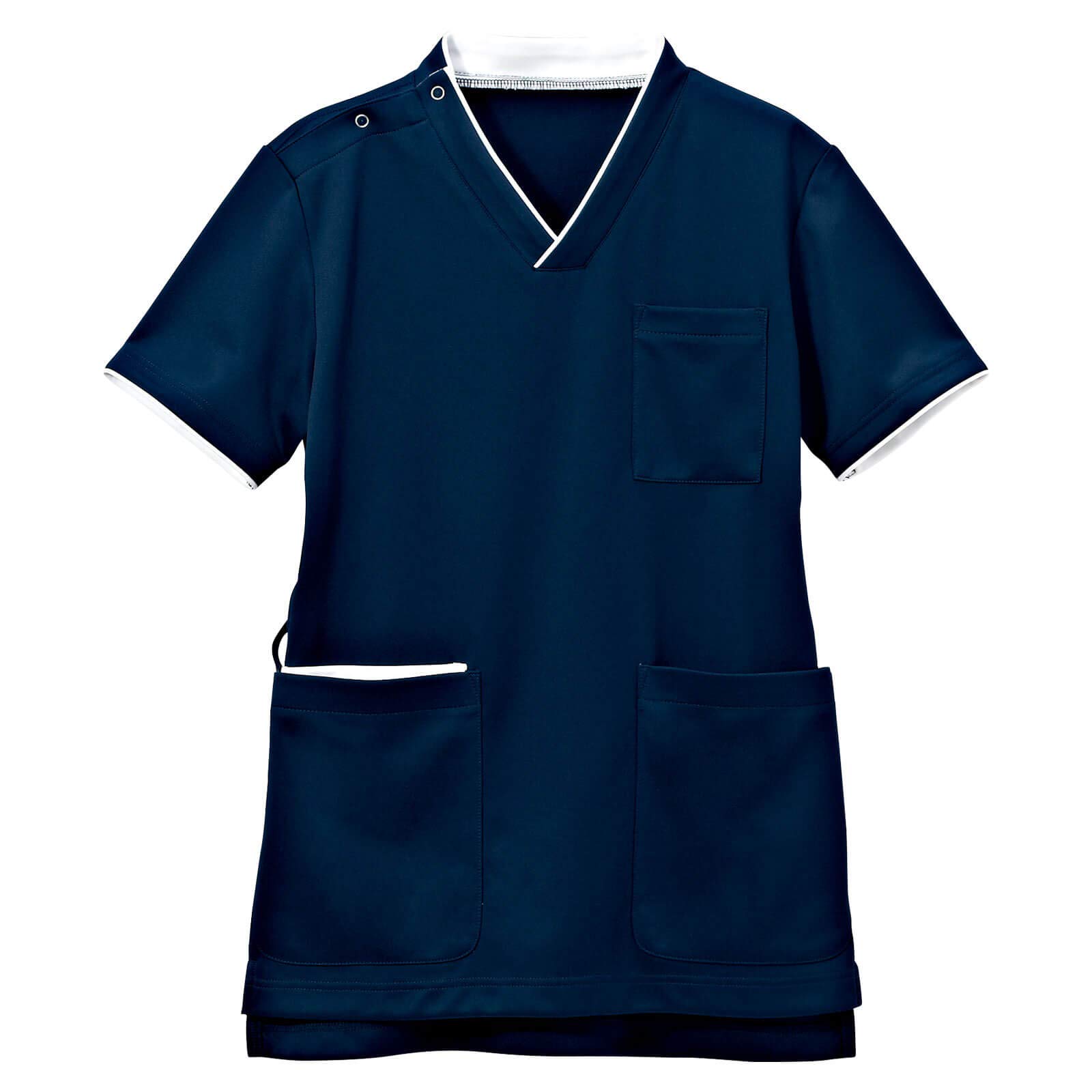 Anfamie Medical Scrub, Shoulder Snap, Powder Stretch, Opaque, Moisture-Wicking, Quick-Drying, Odor-Resistant, Unisex, for Nursing, Medium, Navy x Whit
Anfamie Medical Scrub, Shoulder Snap, Powder Stretch, Opaque, Moisture-Wicking, Quick-Drying, Odor-Resistant, Unisex, for Nursing, Medium, Navy x Whit