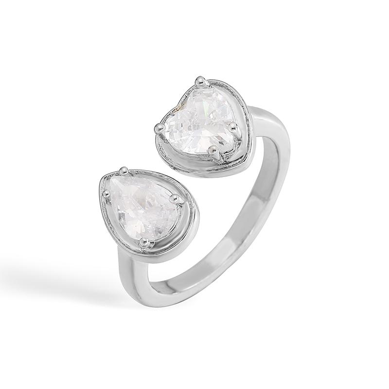 HECHENG, Exquisite CZ Heart-shaped Copper Golden Adjustable Fashionable Opening Ring High-quality And Unique Charm Zircon resizable
HECHENG, Exquisite CZ Heart-shaped Copper Golden Adjustable Fashionable Opening Ring High-quality And Unique Charm Zircon resizable