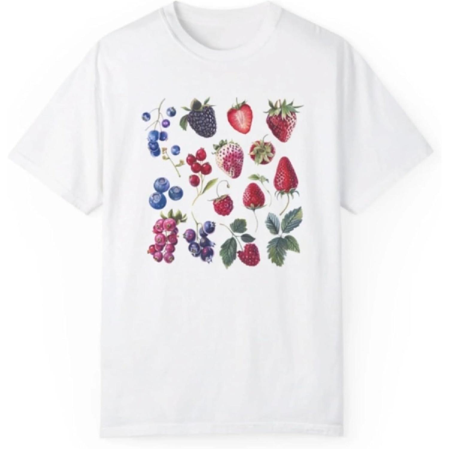 VCM Graphic Tees for Women Oversized Tshirts Y2K Fruit Print Strawberry T-Shirt Cute Summer Tops Casual Streetwear XXXXXL білий
VCM Graphic Tees for Women Oversized Tshirts Y2K Fruit Print Strawberry T-Shirt Cute Summer Tops Casual Streetwear XXXXXL білий