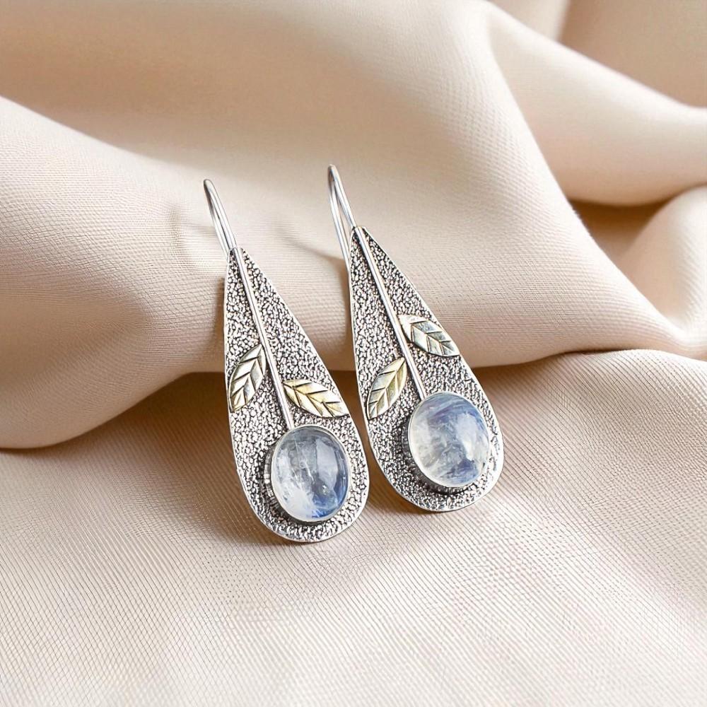 Радужный Лунный Камень Драгоценный Камень 925 Стерлинговое Серебро Ювелирные Изделия Ручной Работы Серьги 2.00 EE-72-35
Радужный Лунный Камень Драгоценный Камень 925 Стерлинговое Серебро Ювелирные Изделия Ручной Работы Серьги 2.00 EE-72-35