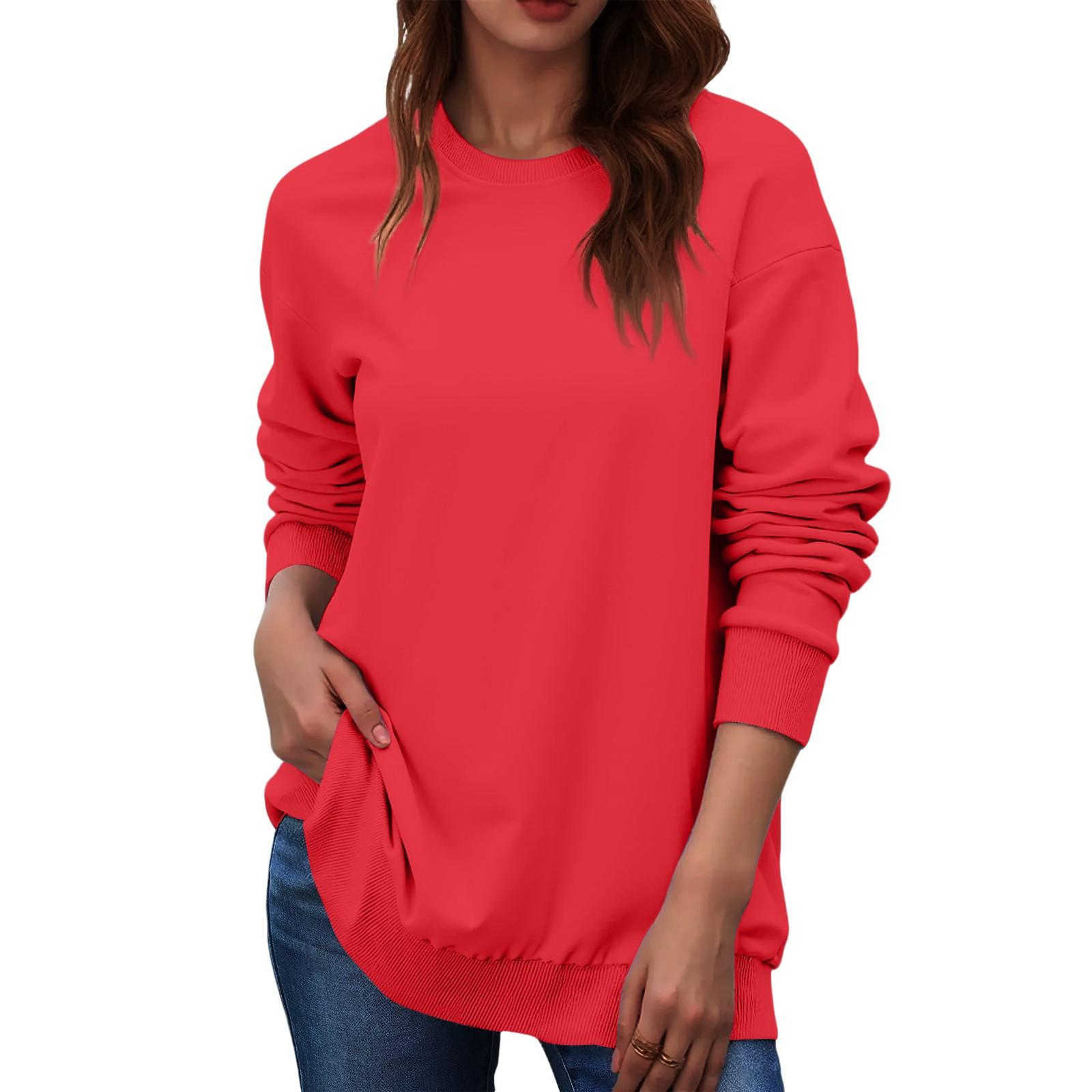 Women s Solid Color Velvet Round Neck Loose Casual Sweatshirt M красный
Women s Solid Color Velvet Round Neck Loose Casual Sweatshirt M красный