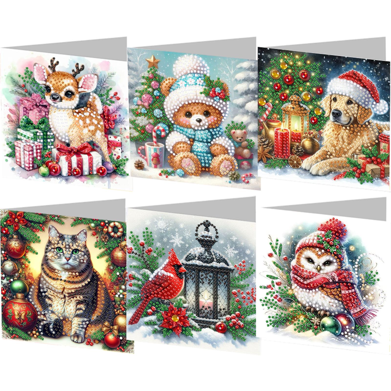 6Pcs Christmas DIY Diamond Painting Card Tree and Angel Girl Diamond Drawing Card Diamond Painting Greeting Card for Adults
6Pcs Christmas DIY Diamond Painting Card Tree and Angel Girl Diamond Drawing Card Diamond Painting Greeting Card for Adults