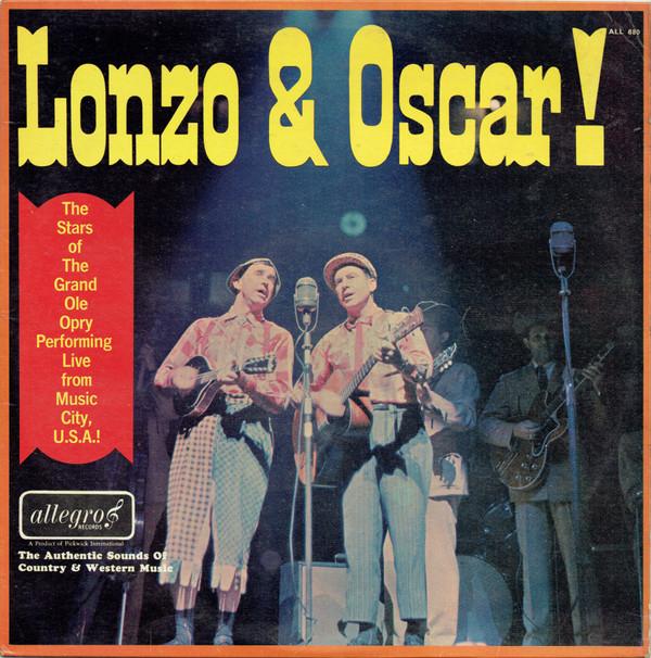 LP Record LONZO & OSCAR - Lonzo & Oscar (Country Comedy) ALL880 Allegro Records 1968 UK Folk Used
LP Record LONZO & OSCAR - Lonzo & Oscar (Country Comedy) ALL880 Allegro Records 1968 UK Folk Used
