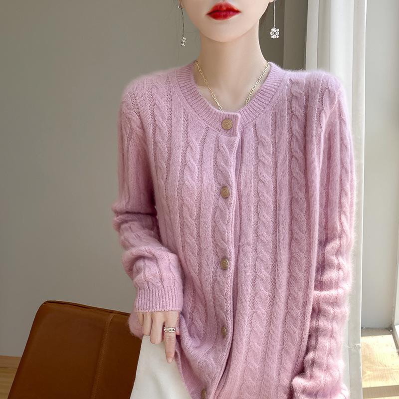 Дизайн Женский 2024 Кашемировый Кардиган Крупной Вязки - Осень/Зима, Длинный Рукав, Однобортный, Свободный Крой. One Size
Дизайн Женский 2024 Кашемировый Кардиган Крупной Вязки - Осень/Зима, Длинный Рукав, Однобортный, Свободный Крой. One Size