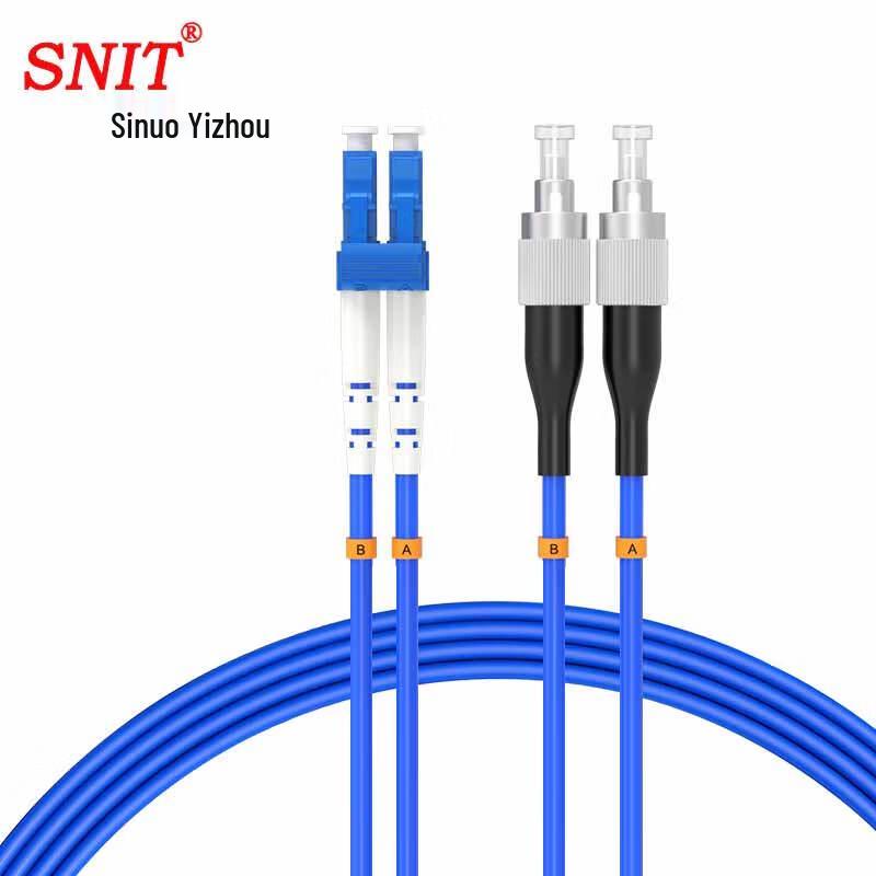 SNIT Telecom-Grade Armored LC-FC Single-Mode Duplex Fiber Optic Patch Cord 15m
SNIT Telecom-Grade Armored LC-FC Single-Mode Duplex Fiber Optic Patch Cord 15m