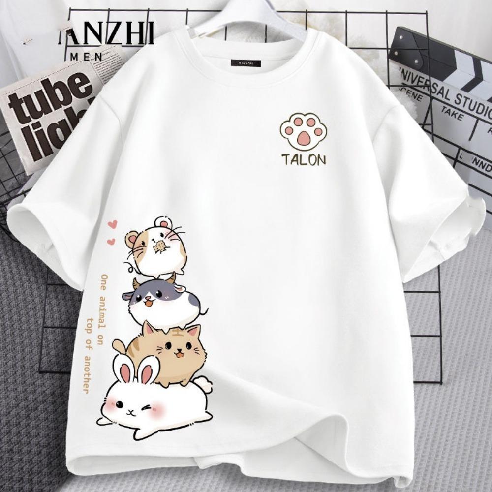 Kids Summer Short Sleeve T-Shirt Top Cute Critter Print Girls School T-Shirt Home Soft Pajama T-Shirt Street Tee Tops 100
Kids Summer Short Sleeve T-Shirt Top Cute Critter Print Girls School T-Shirt Home Soft Pajama T-Shirt Street Tee Tops 100