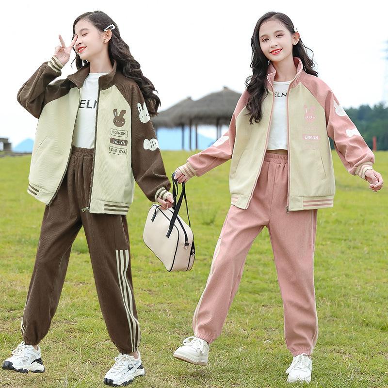 Spring Autumn Teen Girls Clothing Sets Children Fashion Zipper Sweatshirt + Pants 2Pcs Outfits Kids Tracksuit 5 6 8 10 12 14 Yrs 120
Spring Autumn Teen Girls Clothing Sets Children Fashion Zipper Sweatshirt + Pants 2Pcs Outfits Kids Tracksuit 5 6 8 10 12 14 Yrs 120