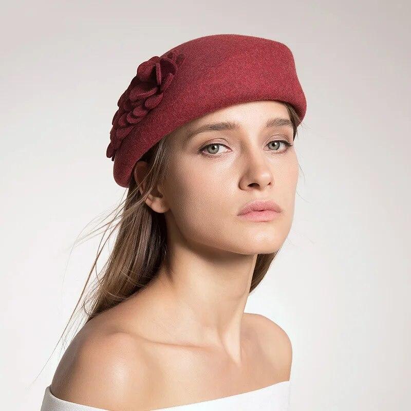 100% Australian Wool Felt Berets Ladies Artist Beret Hats for Women Elegant Cap Floral Caps Boina Feminino Hat Chapeau Homme
100% Australian Wool Felt Berets Ladies Artist Beret Hats for Women Elegant Cap Floral Caps Boina Feminino Hat Chapeau Homme