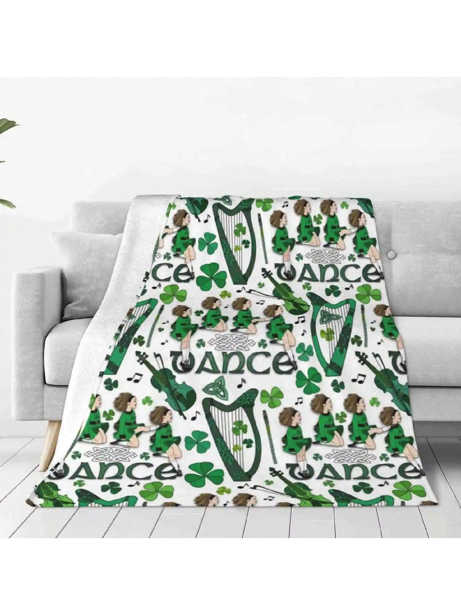 Irish Dance All Sizes Soft Cover Blanket Home Decor Bedding Irish Dancing Irish Dancer Ceili Feis Ireland Irish Music Day Harp 75X95CM сірий колір
Irish Dance All Sizes Soft Cover Blanket Home Decor Bedding Irish Dancing Irish Dancer Ceili Feis Ireland Irish Music Day Harp 75X95CM сірий колір