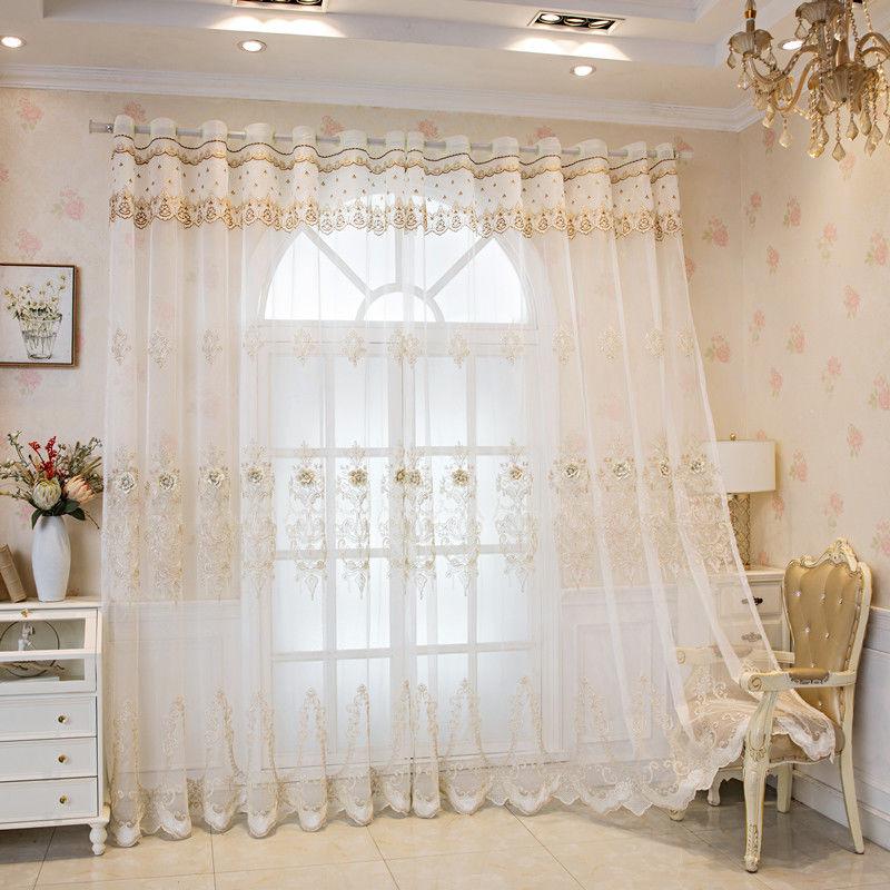Элегантные европейские вышитые прозрачные шторы - дизайн с карманами для спальни, гостиной и кабинета - прозрачный полиэстеровый домашний декор 420*270
Элегантные европейские вышитые прозрачные шторы - дизайн с карманами для спальни, гостиной и кабинета - прозрачный полиэстеровый домашний декор 420*270