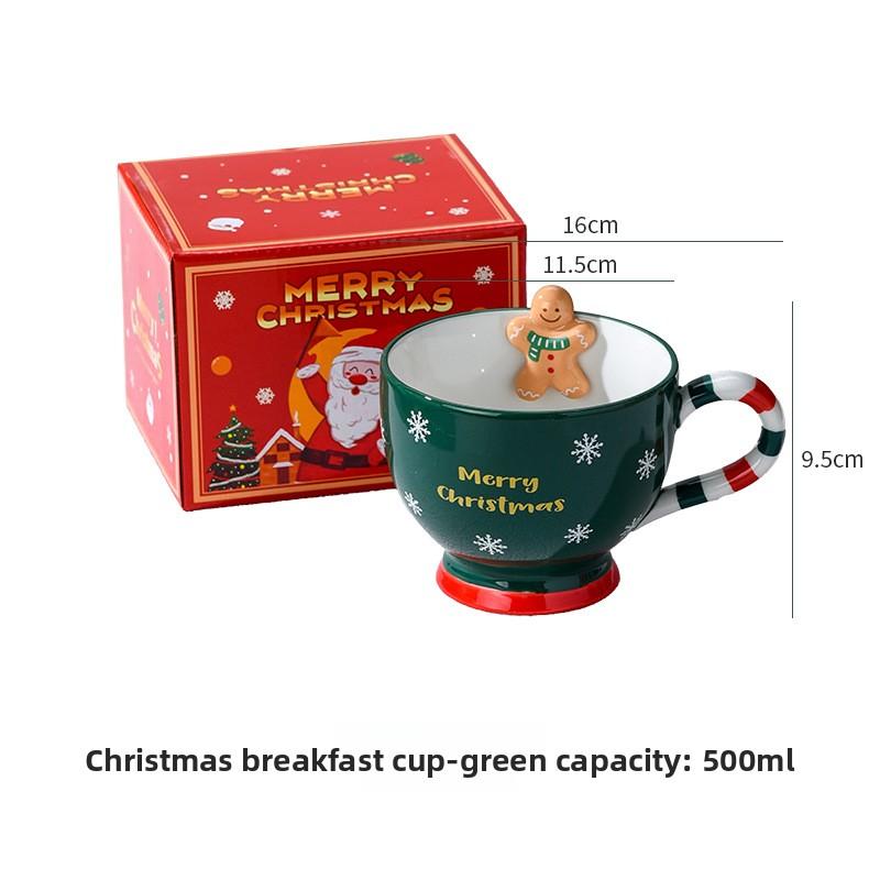 Christmas Coffee Mug Cartoon Ceramic Cup Creative Gift for Breakfast Xmas Holiday 500ml
Christmas Coffee Mug Cartoon Ceramic Cup Creative Gift for Breakfast Xmas Holiday 500ml