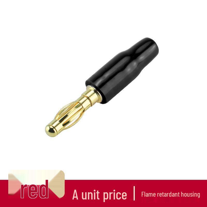 Audiophile 4mm Gold-Plated Banana Plug Oxygen-Free Copper Speaker Connector чорний
Audiophile 4mm Gold-Plated Banana Plug Oxygen-Free Copper Speaker Connector чорний
