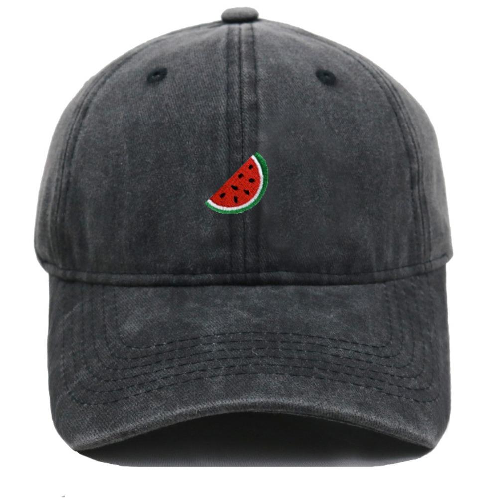 Watermelon Embroidered Baseball Cap Washed Cotton Adjustable Sunscreen Hats Visor Sun Protection Sport Trucker Hat For Man Women чёрный
Watermelon Embroidered Baseball Cap Washed Cotton Adjustable Sunscreen Hats Visor Sun Protection Sport Trucker Hat For Man Women чёрный
