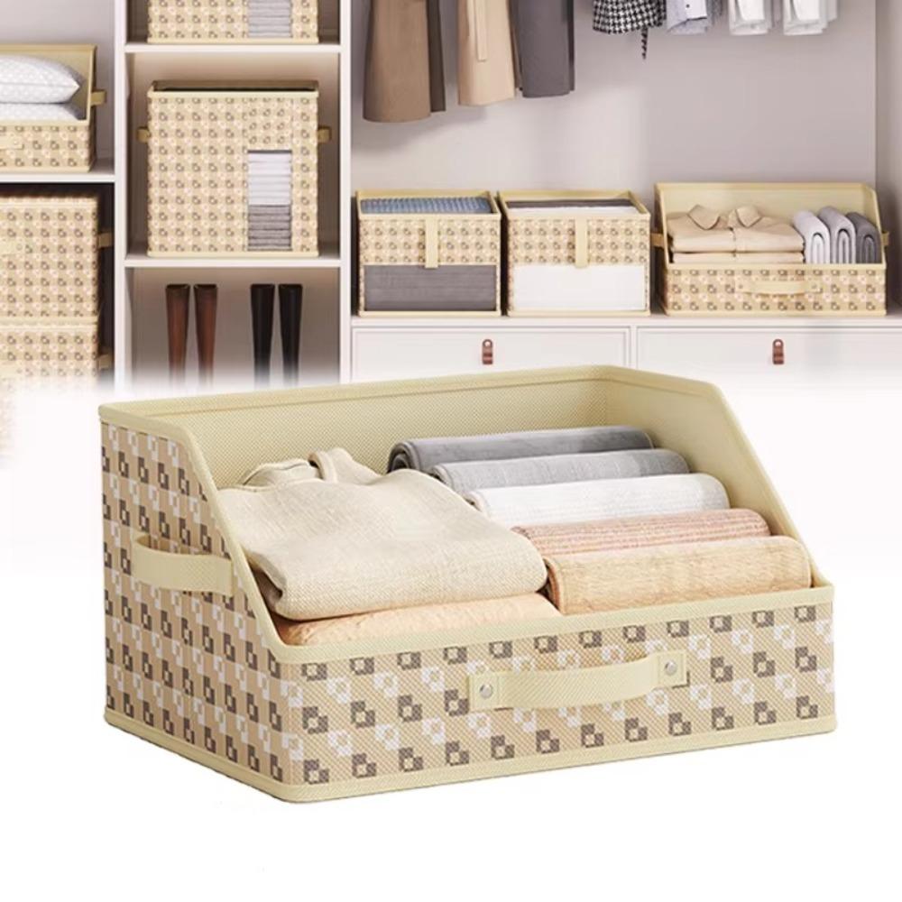 Handle Drawer Wardrobe Storage Box Foldable Clothing Storage Basket Toys Snacks Storage бежевий
Handle Drawer Wardrobe Storage Box Foldable Clothing Storage Basket Toys Snacks Storage бежевий