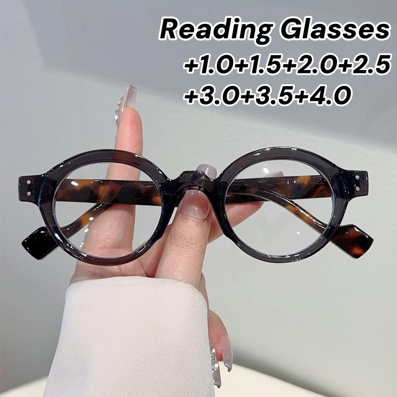 Fashionable Round Frame Reading Glasses Men Women High-definition Prescription Glasses Unisex Classic Small Frame Eyeglasses 1.0 чёрный
Fashionable Round Frame Reading Glasses Men Women High-definition Prescription Glasses Unisex Classic Small Frame Eyeglasses 1.0 чёрный