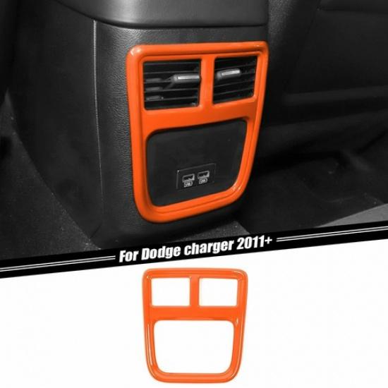 Orange ABS Rear Air Conditioner Outlet Vent Trim Cover for Dodge Charger 2011-23
Orange ABS Rear Air Conditioner Outlet Vent Trim Cover for Dodge Charger 2011-23