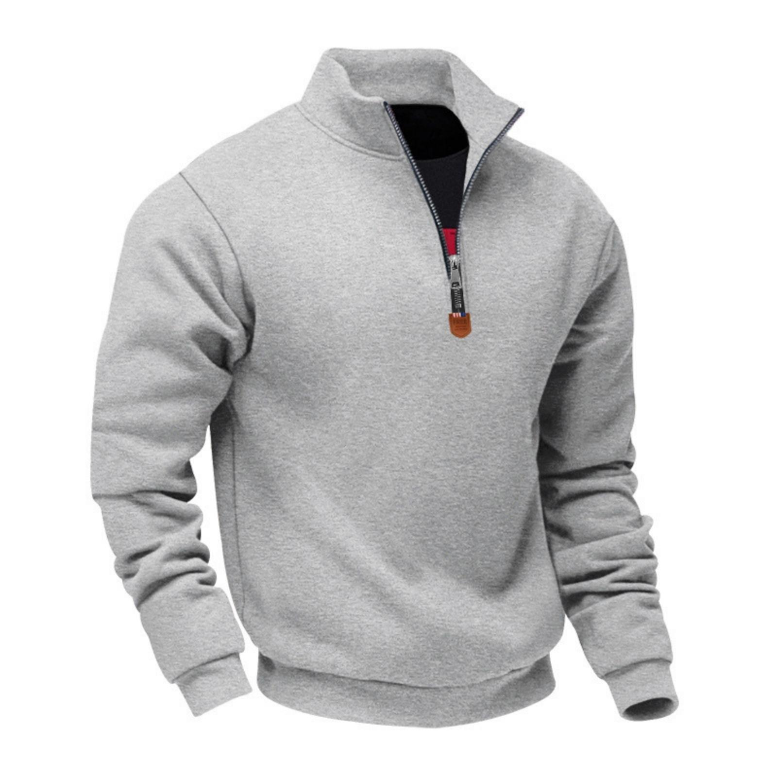 Men s Sweatshirt Quarter Zipper Ribbed Long Sleeve Shirts Slim Fit Workout Casual Pullover Fall Winter Tops L
Men s Sweatshirt Quarter Zipper Ribbed Long Sleeve Shirts Slim Fit Workout Casual Pullover Fall Winter Tops L