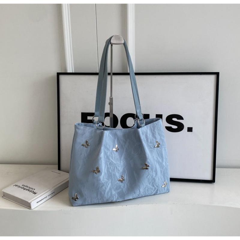 Large capacity bag women s new fashion niche butterfly shoulder armpit bag class commute portable tote bag
Large capacity bag women s new fashion niche butterfly shoulder armpit bag class commute portable tote bag