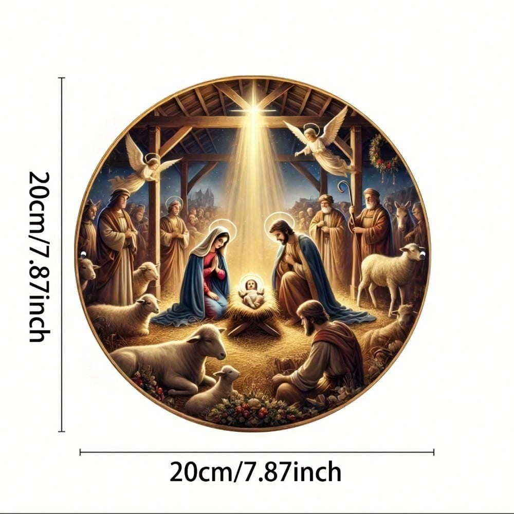 Vintage Christmas Metal Round Sign Wall Art Home Decor Porch Tin Plate 20x20 різнокольоровий
Vintage Christmas Metal Round Sign Wall Art Home Decor Porch Tin Plate 20x20 різнокольоровий