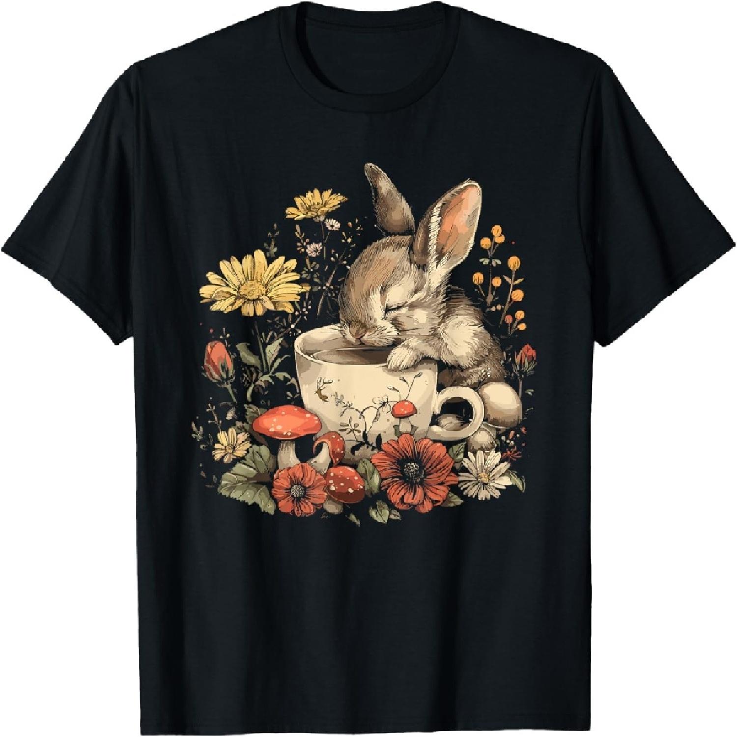 Rabbit Floral Bunny Cottagecore Aesthetic Tea Cup T-Shirt XXXXXL різнокольоровий
Rabbit Floral Bunny Cottagecore Aesthetic Tea Cup T-Shirt XXXXXL різнокольоровий