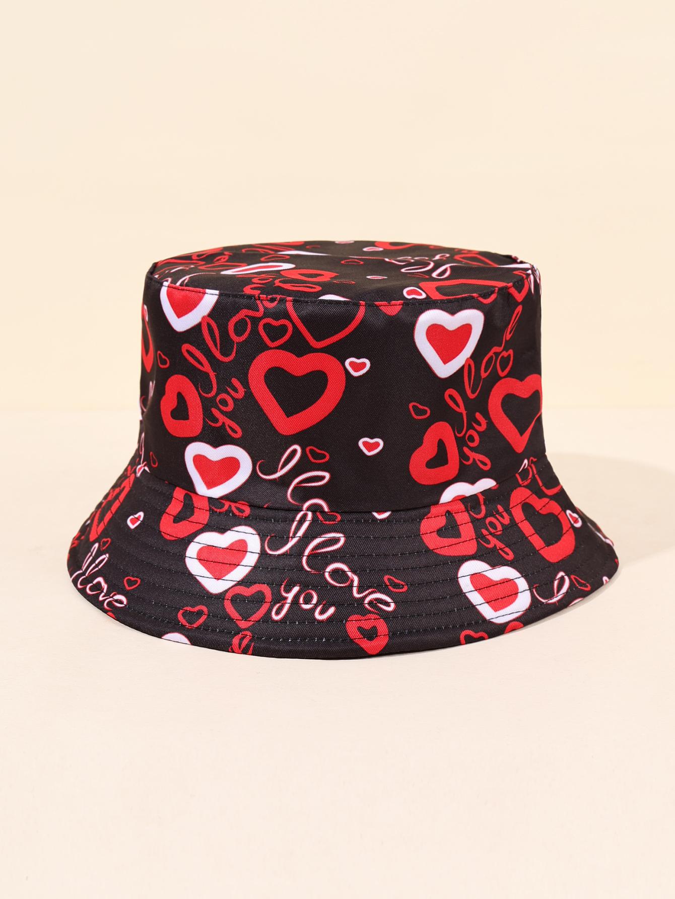 1PC Sweet Cool Black Bottom Red Heart Fisherman s Hat, Breathable and Smooth Fabric, Romantic Slogan чёрный
1PC Sweet Cool Black Bottom Red Heart Fisherman s Hat, Breathable and Smooth Fabric, Romantic Slogan чёрный