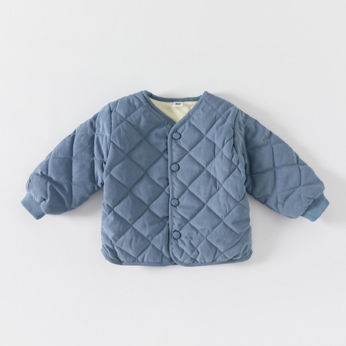 Осінь-зима Дитяче бавовняне пальто для хлопчиків і дівчаток Кардиган на ґудзиках Дитячий одяг Повсякденний однотонний верхній одяг Топи для дітей 1, 2, 3, 4, 5 років 2T синій
Осінь-зима Дитяче бавовняне пальто для хлопчиків і дівчаток Кардиган на ґудзиках Дитячий одяг Повсякденний однотонний верхній одяг Топи для дітей 1, 2, 3, 4, 5 років 2T синій