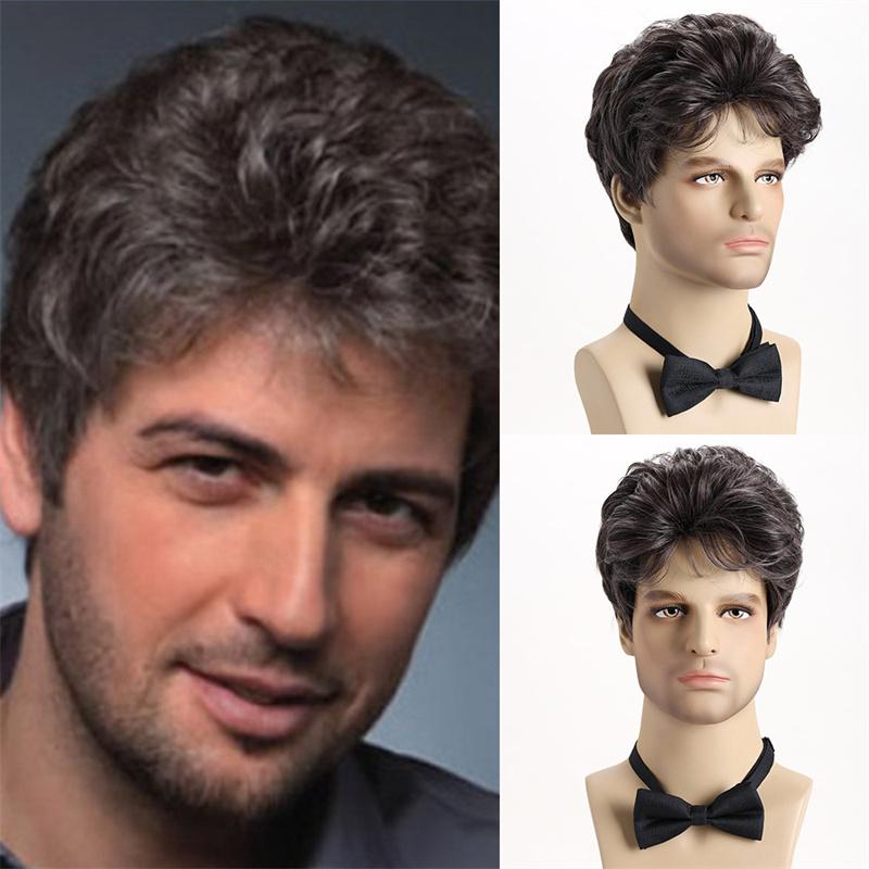 Synthetic Man Wigs Short Black Mix Grey Hair Short Curly Wig for Male Father Gift Wig Natural Heat Resistant Cosplay Party Wigs коричневый
Synthetic Man Wigs Short Black Mix Grey Hair Short Curly Wig for Male Father Gift Wig Natural Heat Resistant Cosplay Party Wigs коричневый