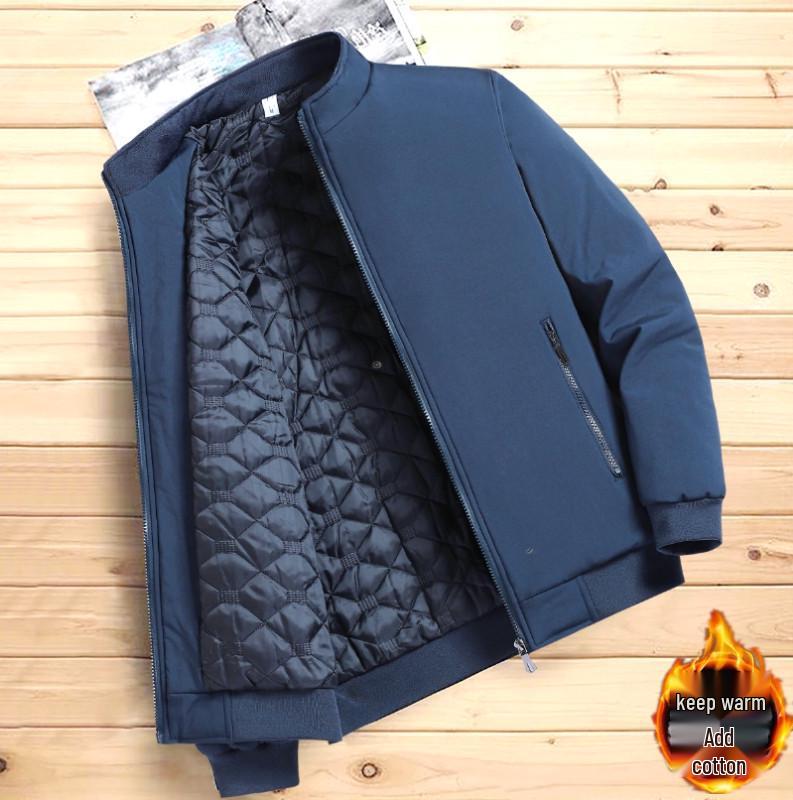 Men s Thick Cotton Stand-Up Collar Jacket for Middle-Aged & Elderly - Autumn/Winter Casual Dad Workwear Style L синій
Men s Thick Cotton Stand-Up Collar Jacket for Middle-Aged & Elderly - Autumn/Winter Casual Dad Workwear Style L синій