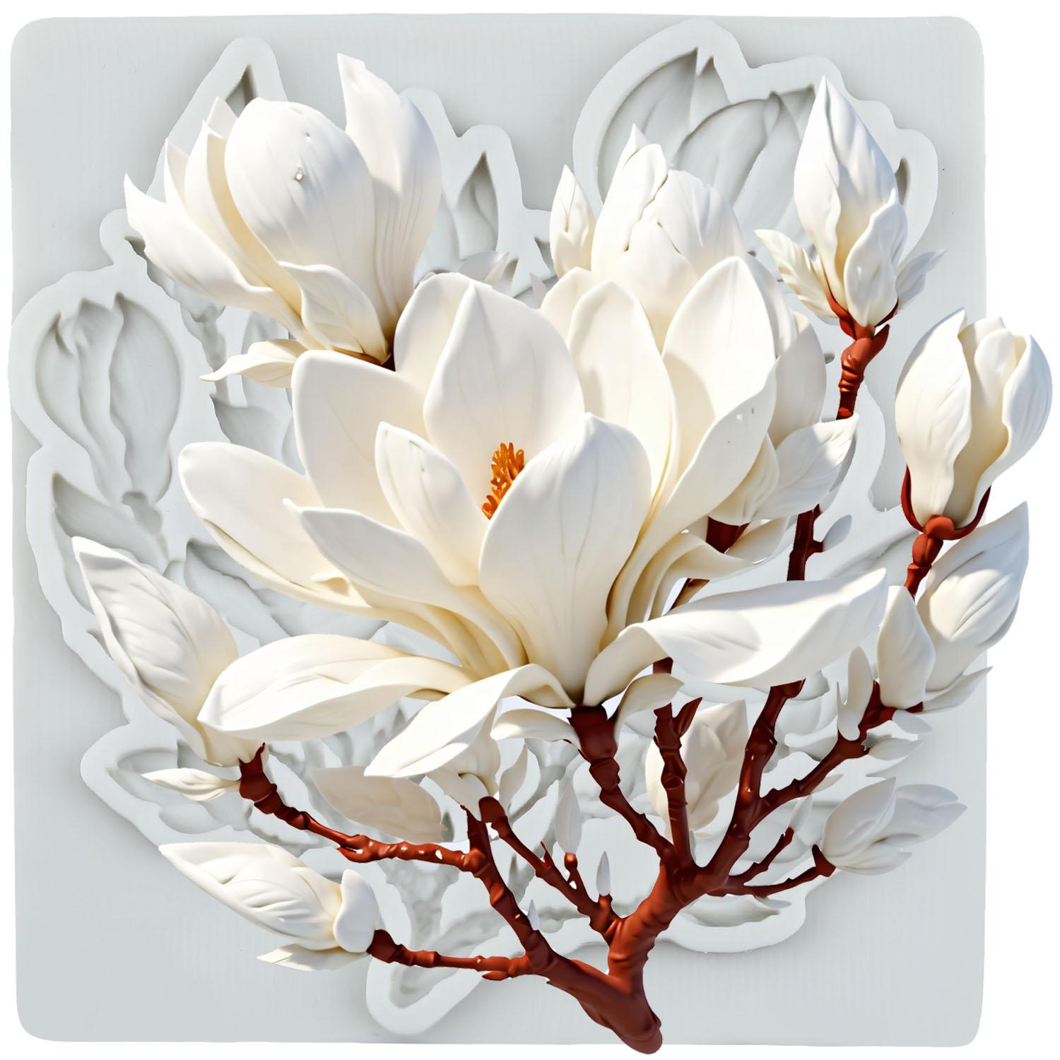 Силиконовая форма для цветов Магнолия Формы для мастики Инструменты для украшения торта Топпер для кексов Конфета Сахарная мастика Полимерная глина серый
Силиконовая форма для цветов Магнолия Формы для мастики Инструменты для украшения торта Топпер для кексов Конфета Сахарная мастика Полимерная глина серый