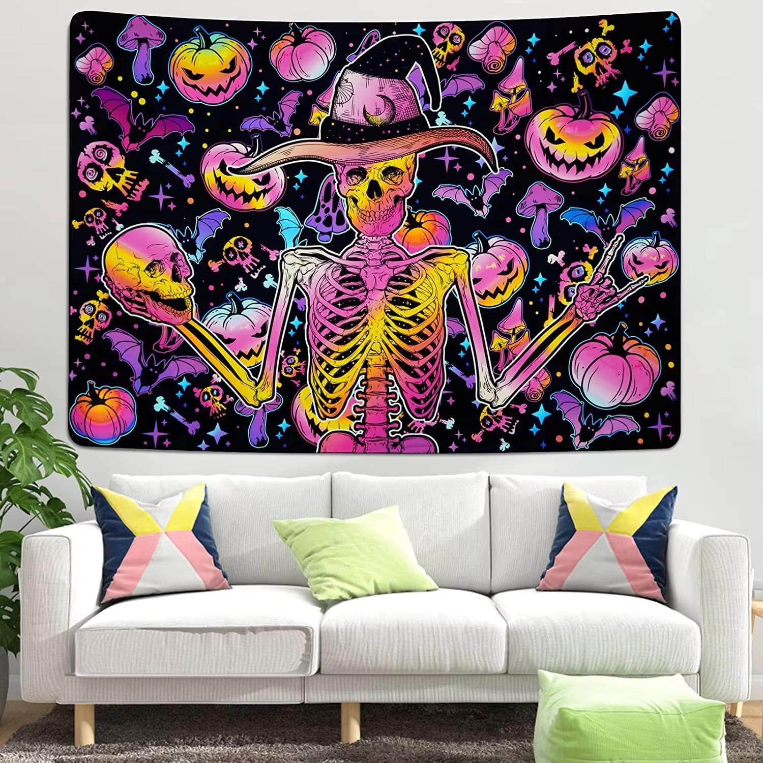 Pop Art Mystic Tapestry Colored Sun Moon and Skull Design for Artistic Statement Wall Decor Gift 74x94cm(29x37in)
Pop Art Mystic Tapestry Colored Sun Moon and Skull Design for Artistic Statement Wall Decor Gift 74x94cm(29x37in)