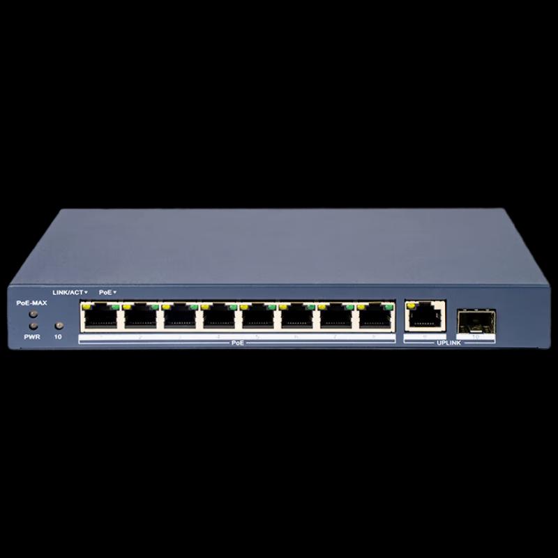 HIKVISION 10-Port Gigabit 8-PoE Managed Network Switch
HIKVISION 10-Port Gigabit 8-PoE Managed Network Switch