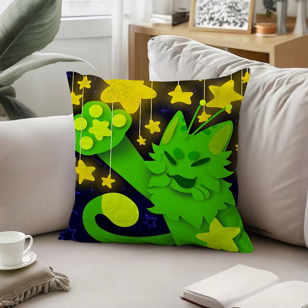 Cute Green Alien Cat Pillow Case Throw Pillow Cover Nordic Vintage Style Cushion Covers Home Living Room Sofa Couch Seat Decor 40cmx40cm
Cute Green Alien Cat Pillow Case Throw Pillow Cover Nordic Vintage Style Cushion Covers Home Living Room Sofa Couch Seat Decor 40cmx40cm