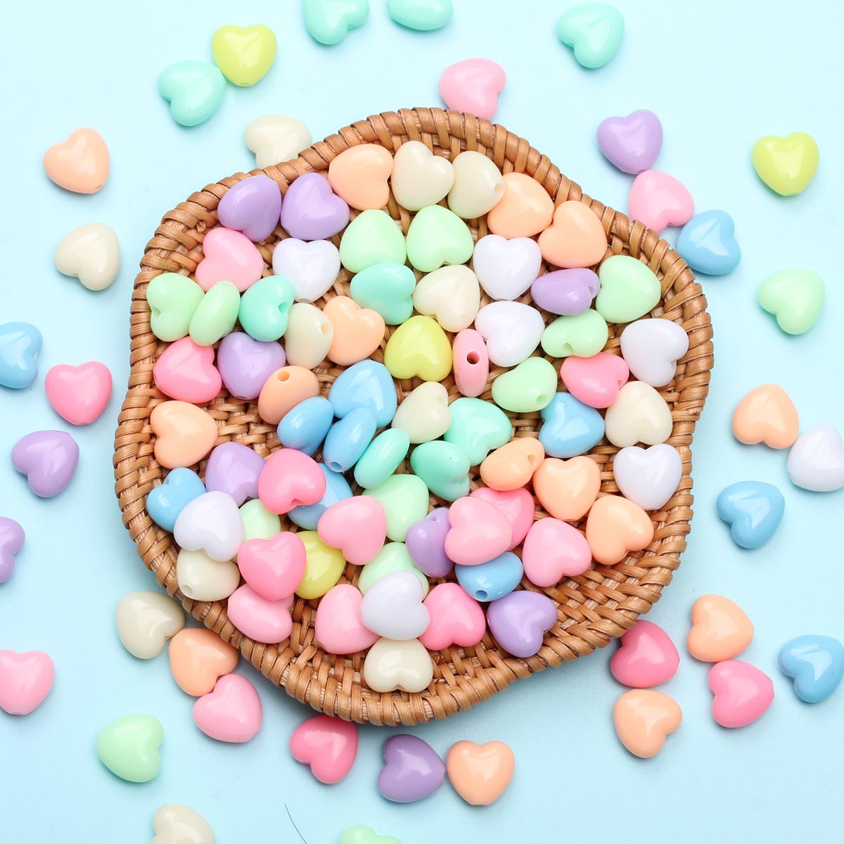 Hanmade Small Bracelet Necklace Creamy Fashion Handmade Materials Love Shaped Beads Macaron Color Jewelry Accessories DIY 100pcs
Hanmade Small Bracelet Necklace Creamy Fashion Handmade Materials Love Shaped Beads Macaron Color Jewelry Accessories DIY 100pcs