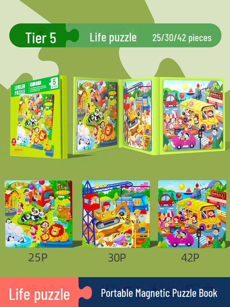 Магнитная книга-головоломка: Развивающая деревянная игрушка для детей 3-5 лет
Магнитная книга-головоломка: Развивающая деревянная игрушка для детей 3-5 лет