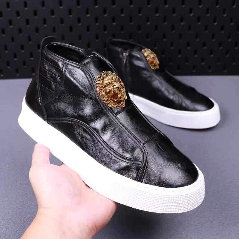 Fashion High-top men s shoes, best-selling sneakers, versatile casual shoes, and distinctive mid-top zipper sleeve sports shoes 10 38 чёрный
Fashion High-top men s shoes, best-selling sneakers, versatile casual shoes, and distinctive mid-top zipper sleeve sports shoes 10 38 чёрный