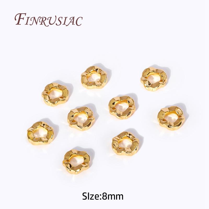 18K Gold Plated Brass Spacer Beads,Diameter Size 6/8/10MM Irregular Spacer Beads For Needlework Beading Jewelry Making Wholesale 5 pcs
18K Gold Plated Brass Spacer Beads,Diameter Size 6/8/10MM Irregular Spacer Beads For Needlework Beading Jewelry Making Wholesale 5 pcs