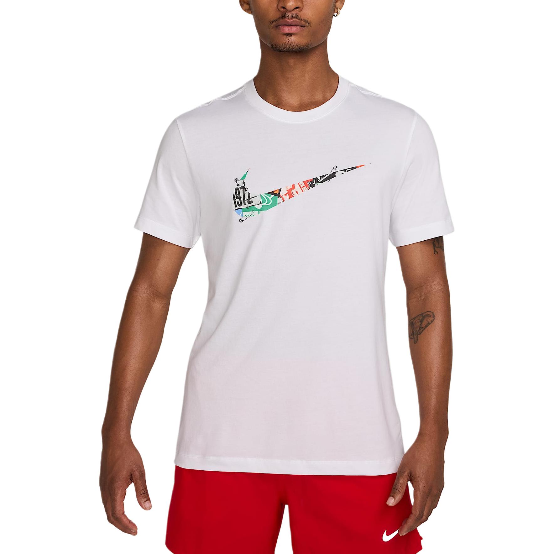 Nike Дизайн логотипа Dri-Fit Универсальная влагоотводящая дышащая футболка с коротким рукавом Мужские топы Белый HJ3658-100 M
Nike Дизайн логотипа Dri-Fit Универсальная влагоотводящая дышащая футболка с коротким рукавом Мужские топы Белый HJ3658-100 M