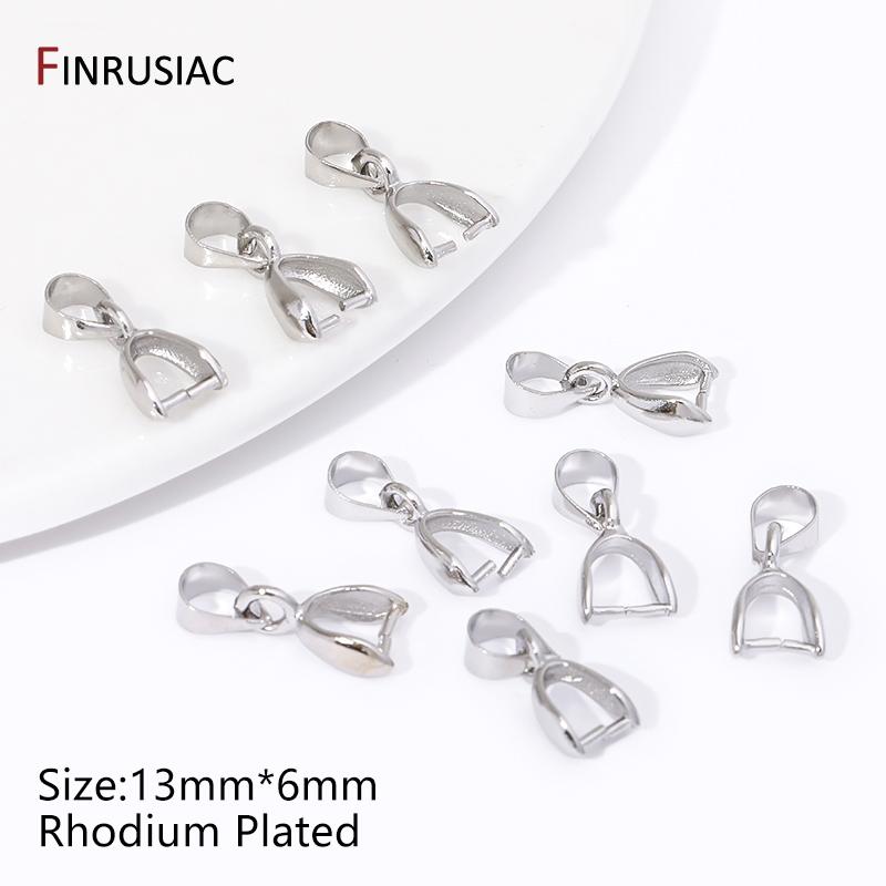 18K Gold Plated Brass Pinch Clip Bail Clasps Hooks Dangle Charm Bead Connector For DIY Pendant Necklace Jewelry Making Findings 20 pieces
18K Gold Plated Brass Pinch Clip Bail Clasps Hooks Dangle Charm Bead Connector For DIY Pendant Necklace Jewelry Making Findings 20 pieces