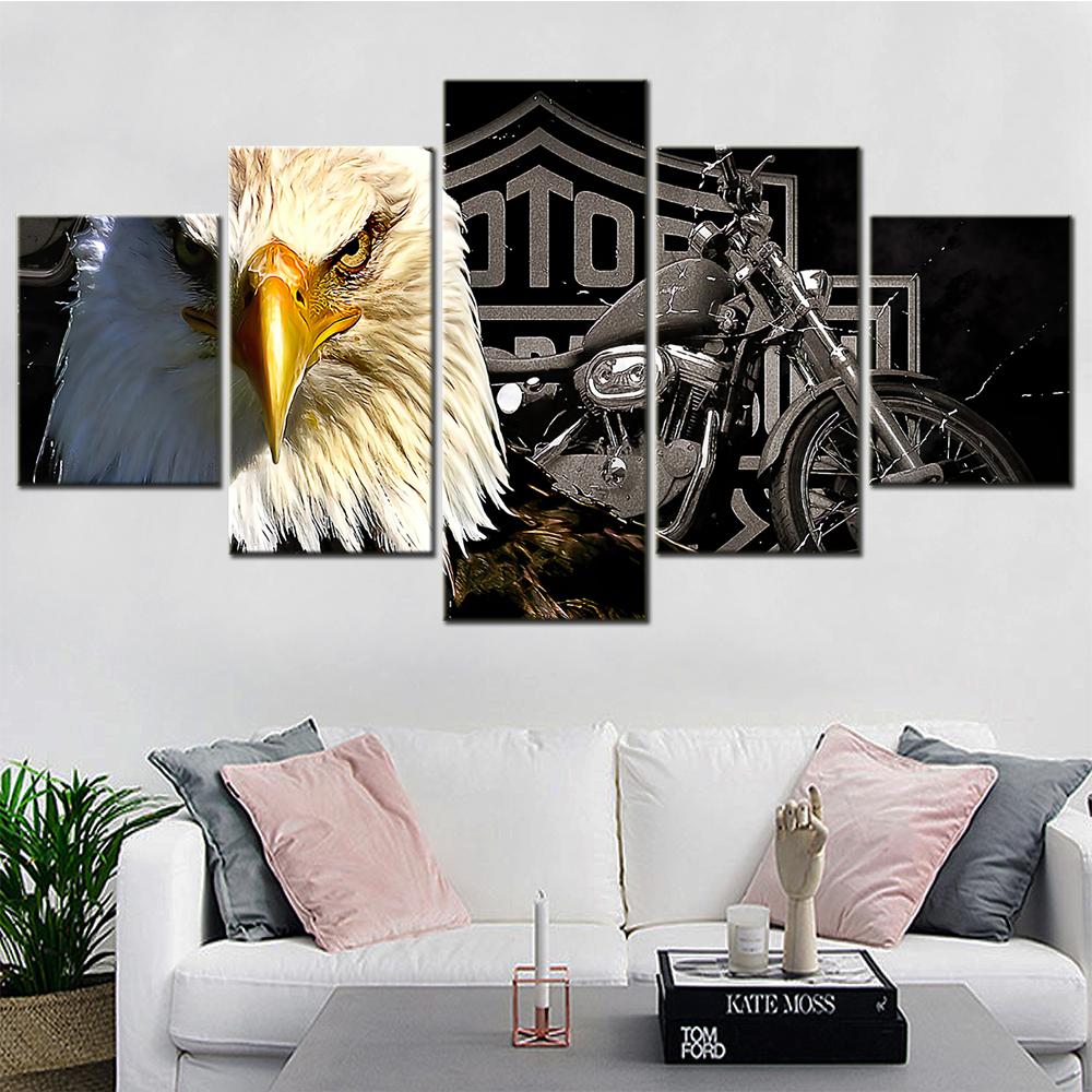 Modern American Eagle Motorcycle Canvas Wall Art Print Aesthetic Bedroom Home Decor Posters Abstract Oil Painting on Canvas 20X35 20X45 20X55cm
Modern American Eagle Motorcycle Canvas Wall Art Print Aesthetic Bedroom Home Decor Posters Abstract Oil Painting on Canvas 20X35 20X45 20X55cm