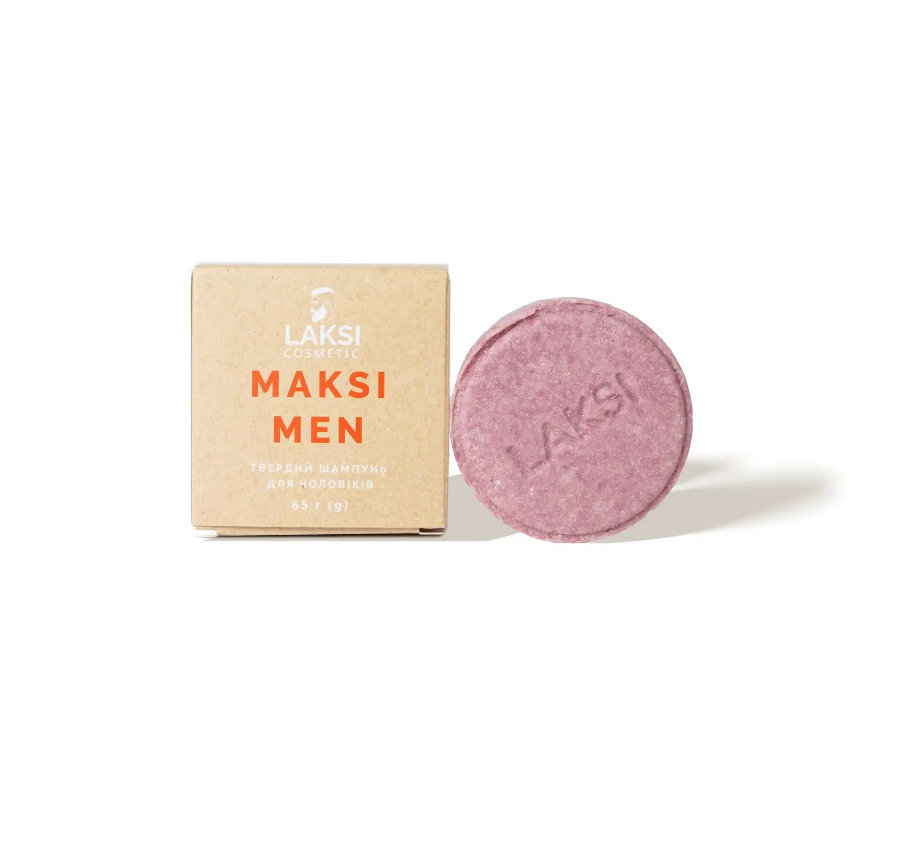 Твердий шампунь для чоловіків MAKSI MEN LAKSI cosmetics 65 г
Твердий шампунь для чоловіків MAKSI MEN LAKSI cosmetics 65 г