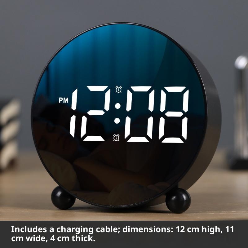 Personalized Jmping Seconds Display Electronic Led Alarm Clock Desktop Ambient Light Decor Usb Table Clock With Auto Dimmming
Personalized Jmping Seconds Display Electronic Led Alarm Clock Desktop Ambient Light Decor Usb Table Clock With Auto Dimmming
