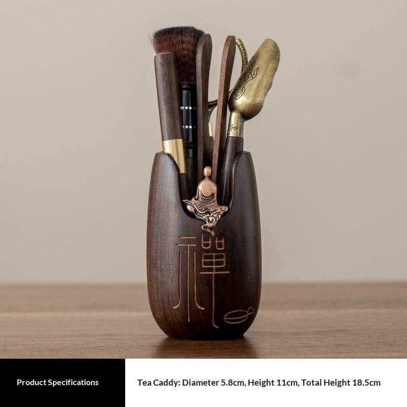 Ebony Bakelite Six Gentlemen Kit Kung Fu Tea Tools Tea Knife Tea Utensils
Ebony Bakelite Six Gentlemen Kit Kung Fu Tea Tools Tea Knife Tea Utensils